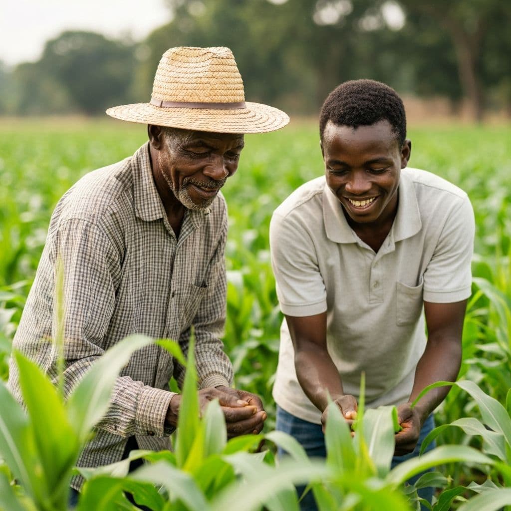 Farmers collaborating